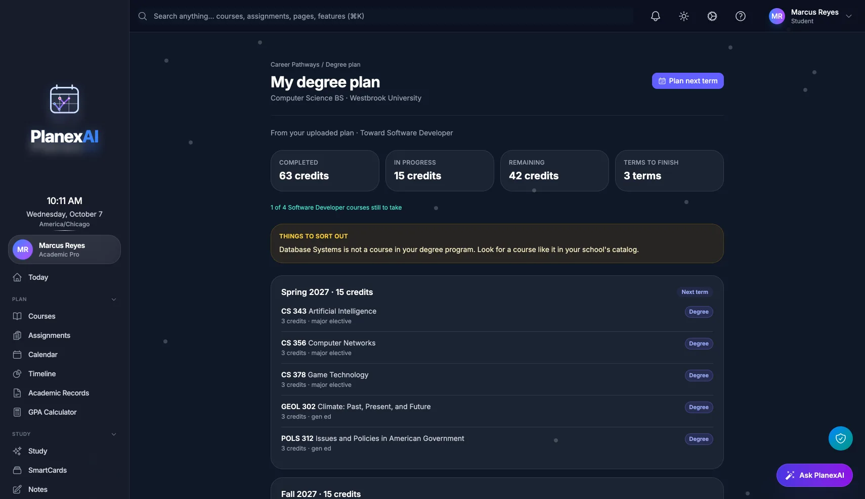 Degree Plan