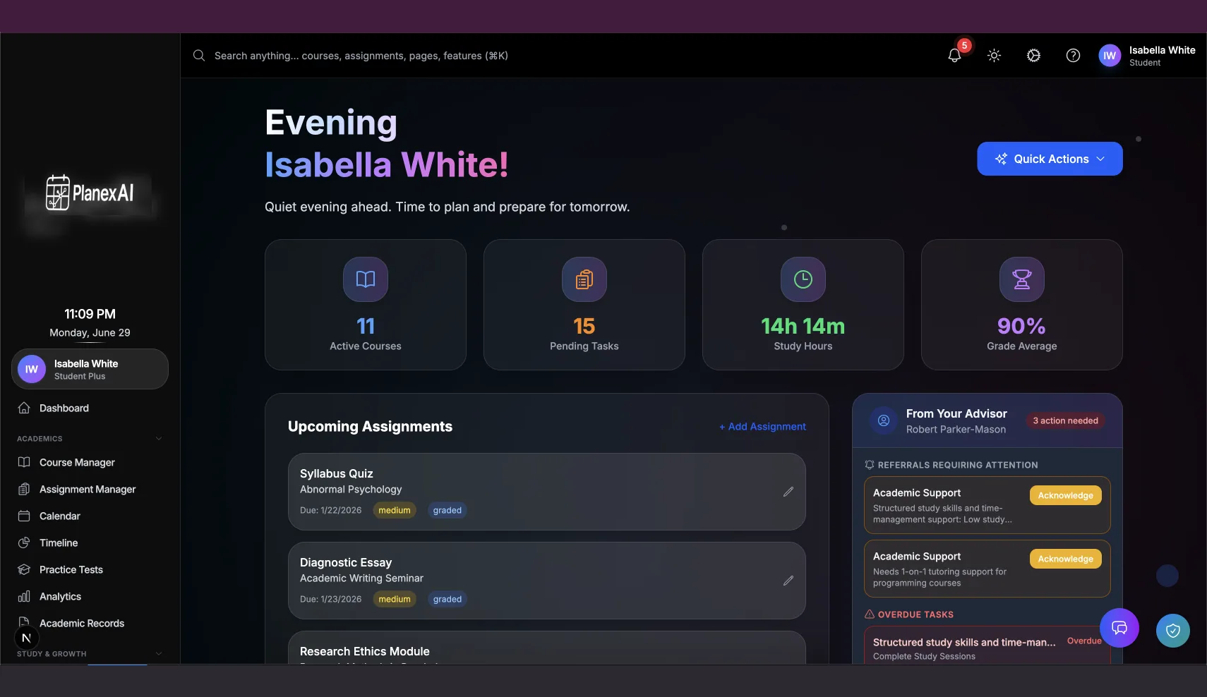 Student Dashboard